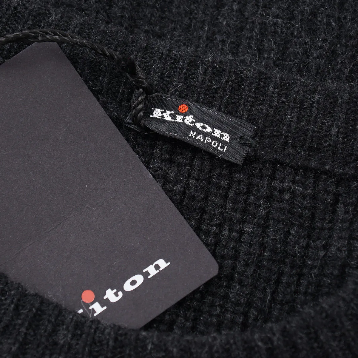 Kiton Colorblock Knit Cashmere Sweater