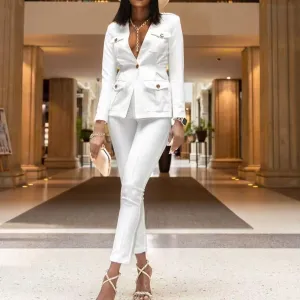 KittenAlarm - Chantal Casual Blazer & Pants