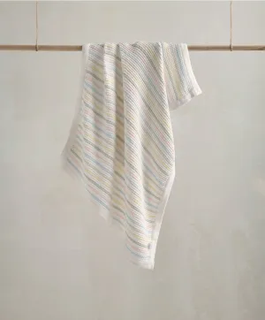 Knitted Blanket - Soft Pastel