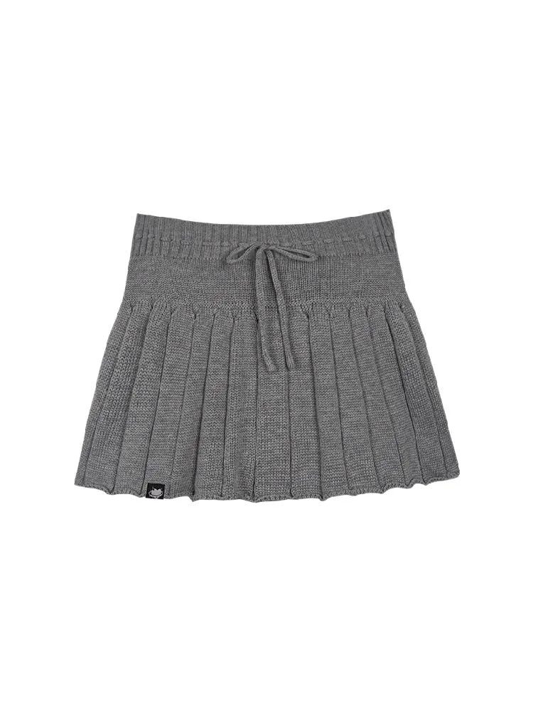 Knitted camisole cardigan skirt set【s0000010119】
