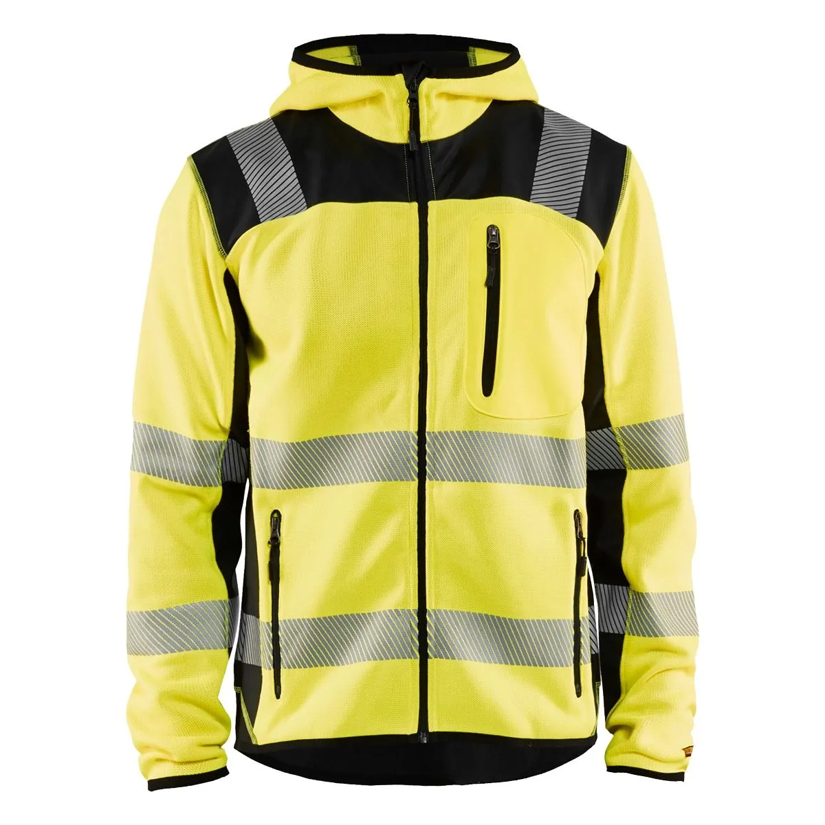 Knitted&#x20;High&#x20;Vis&#x20;Jacket&#x20;4923&#x20;High&#x20;Vis&#x20;Geel&#x2F;Marineblauw&#x20;-&#x20;Bl&#xE5;kl&#xE4;der