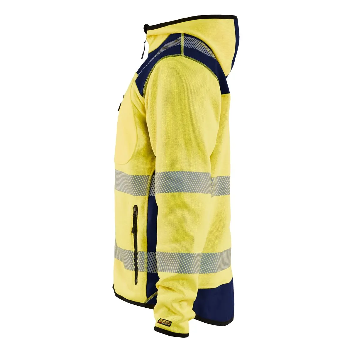Knitted&#x20;High&#x20;Vis&#x20;Jacket&#x20;4923&#x20;High&#x20;Vis&#x20;Geel&#x2F;Marineblauw&#x20;-&#x20;Bl&#xE5;kl&#xE4;der