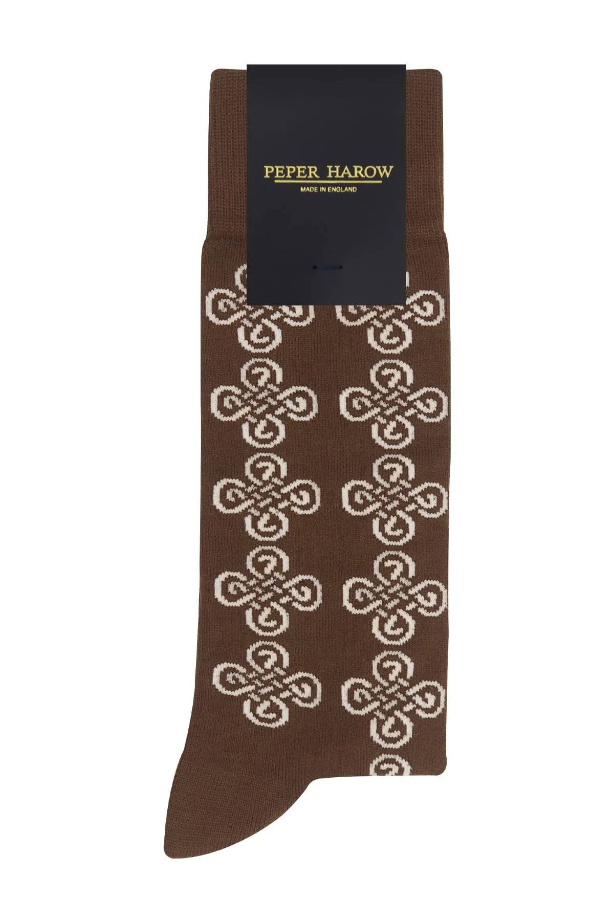 Knot Men's Socks - Brown