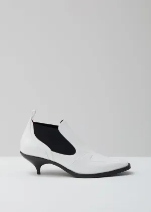 Kora Textured Patent Bootie