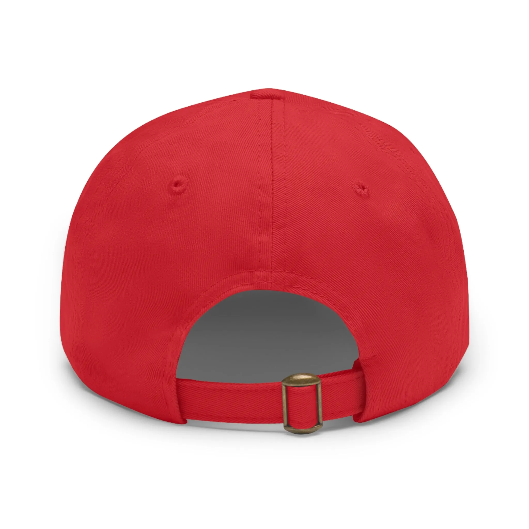 Korea -  Be brave Hat with Leather Patch (Rectangle)  - StyleMZ