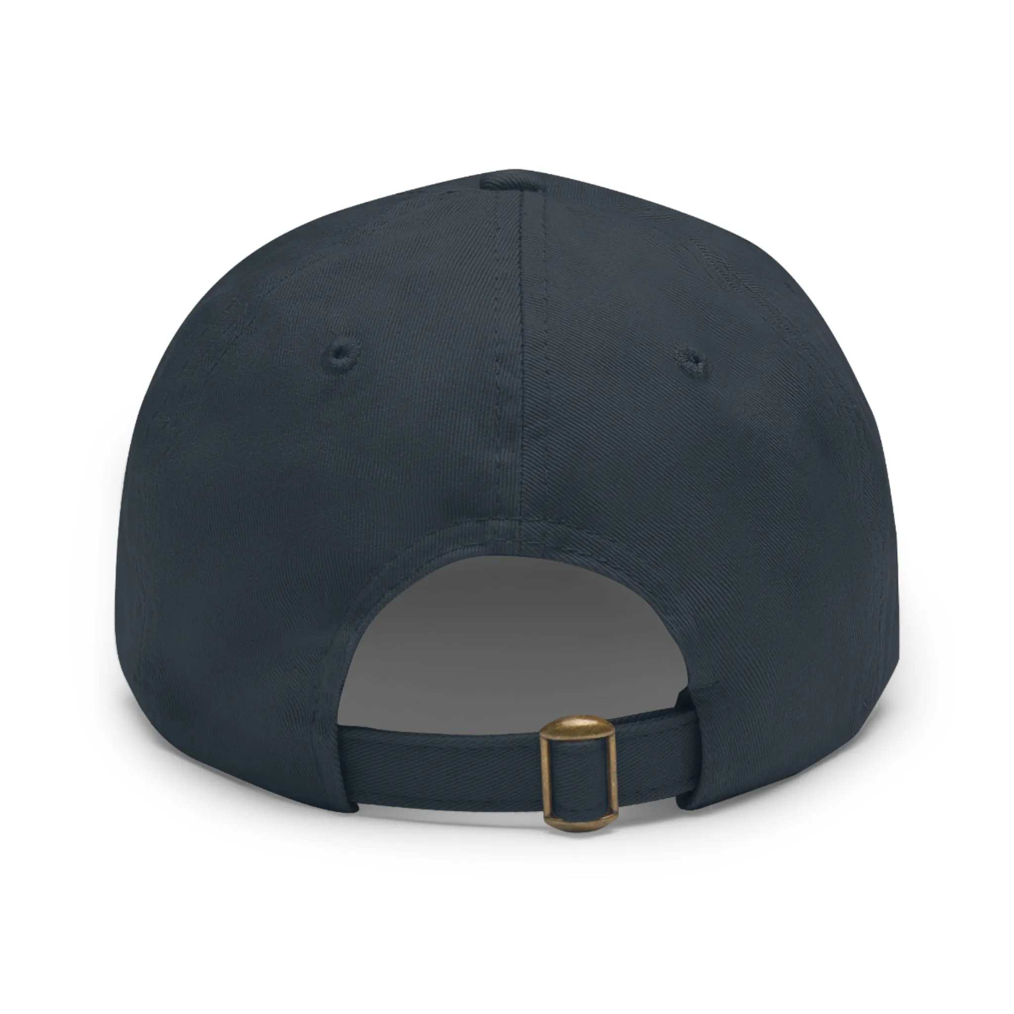 Korea -  Be brave Hat with Leather Patch (Rectangle)  - StyleMZ