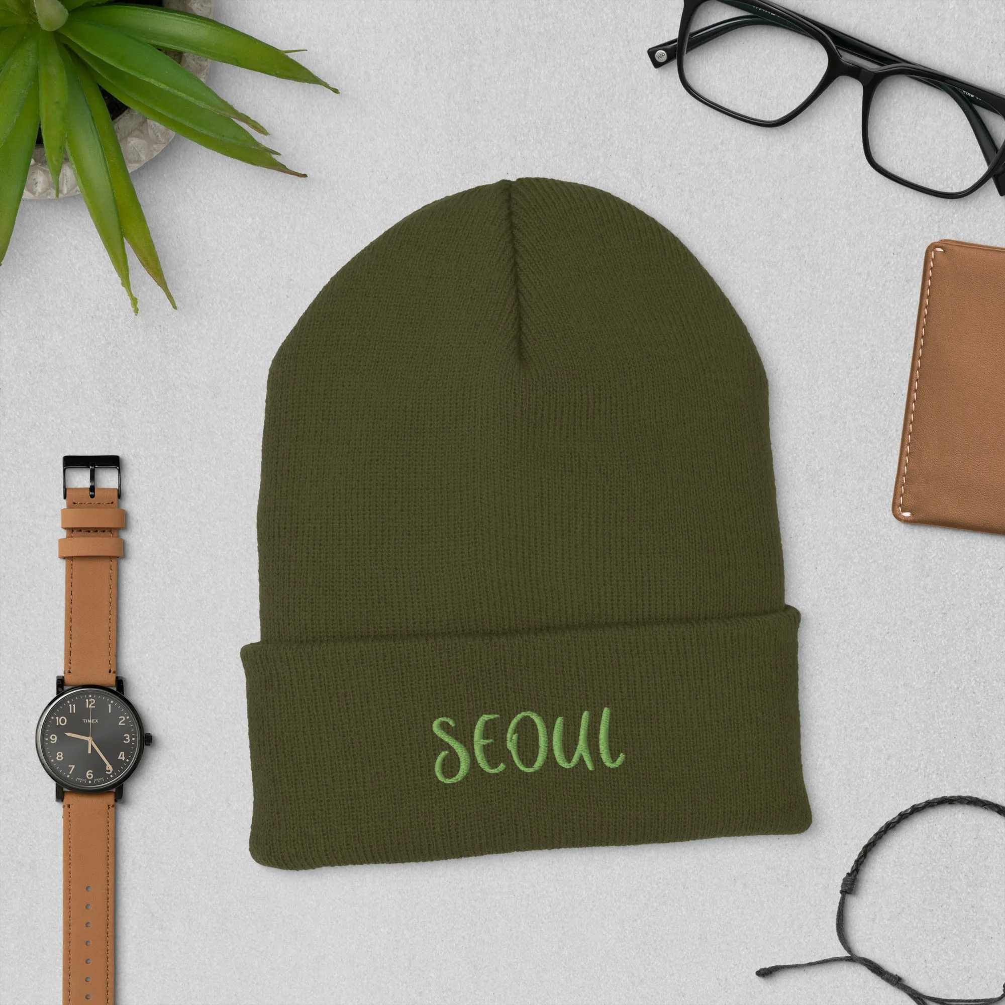 Korea -  Seoul Cuffed Beanie  - StyleMZ