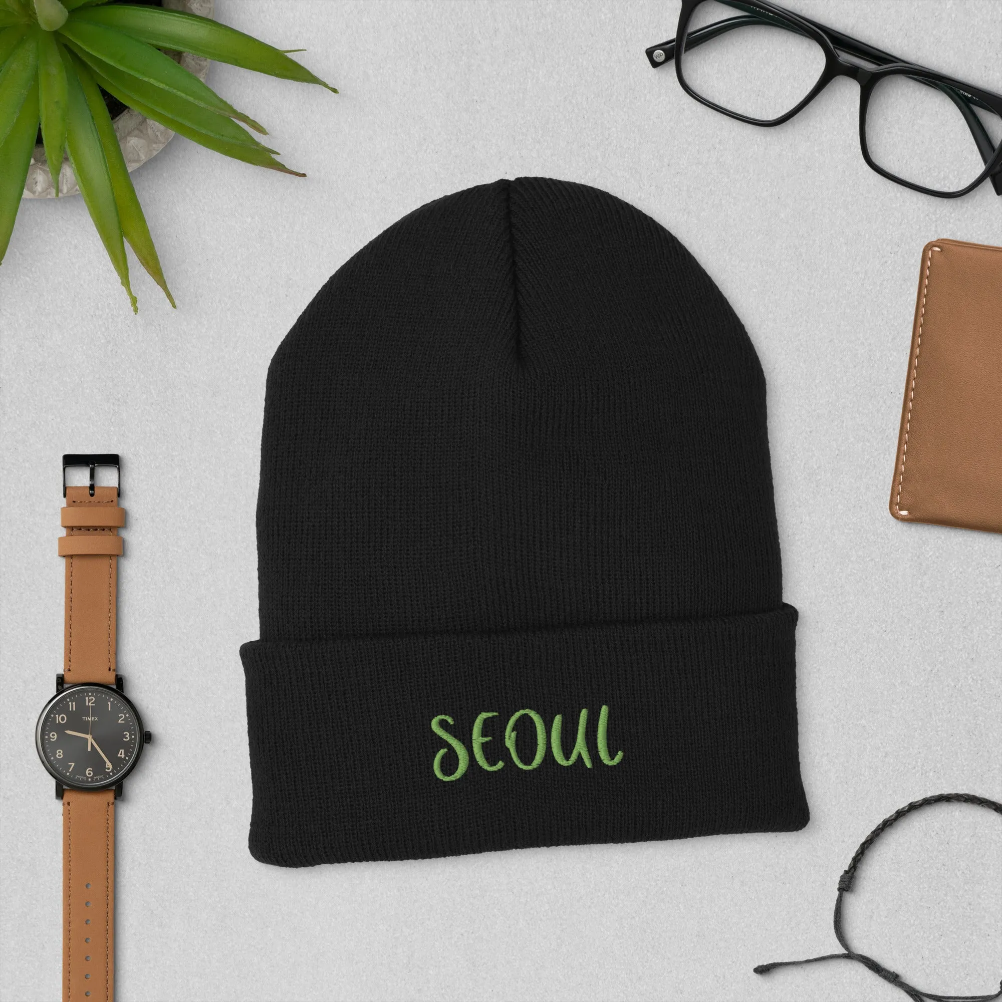 Korea -  Seoul Cuffed Beanie  - StyleMZ