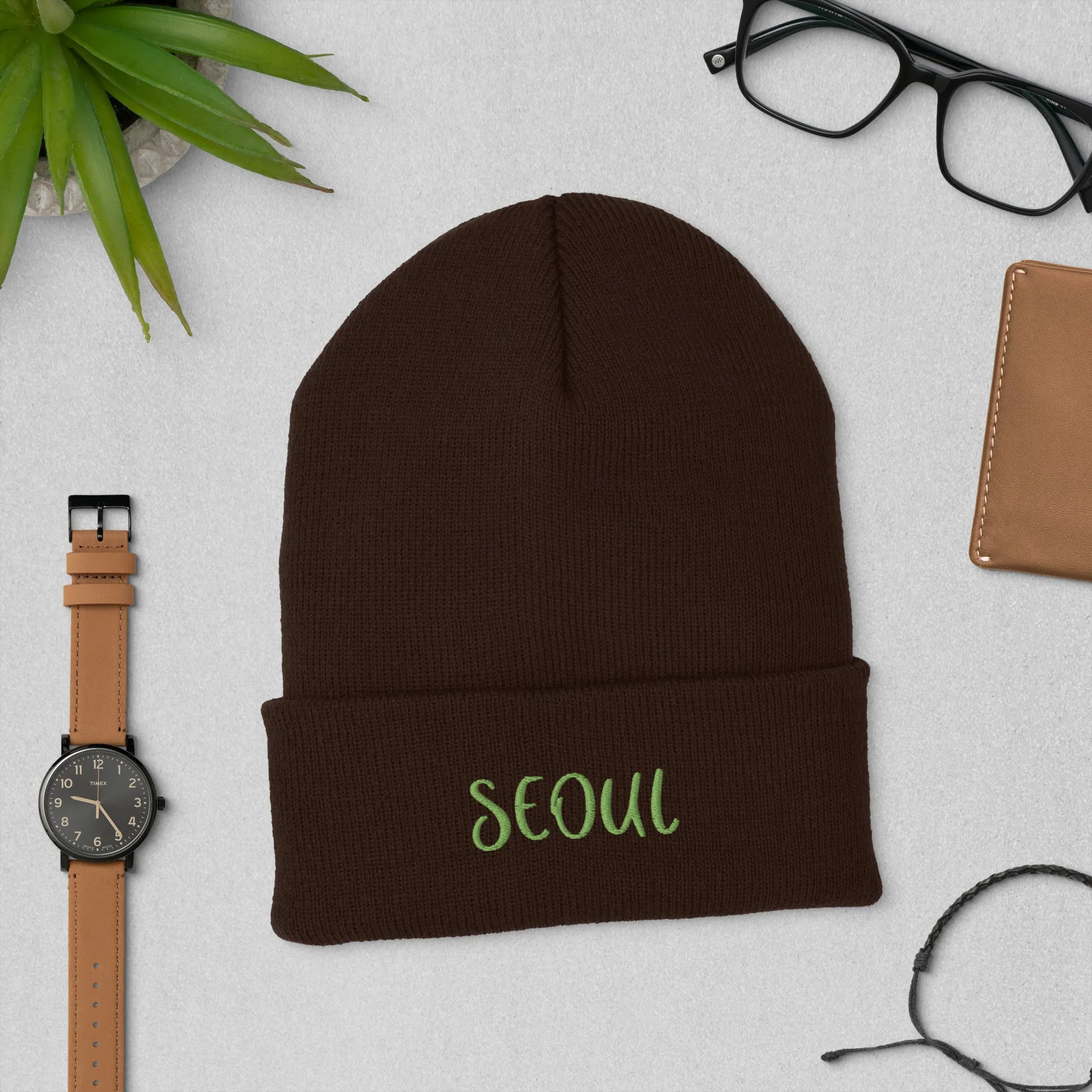 Korea -  Seoul Cuffed Beanie  - StyleMZ