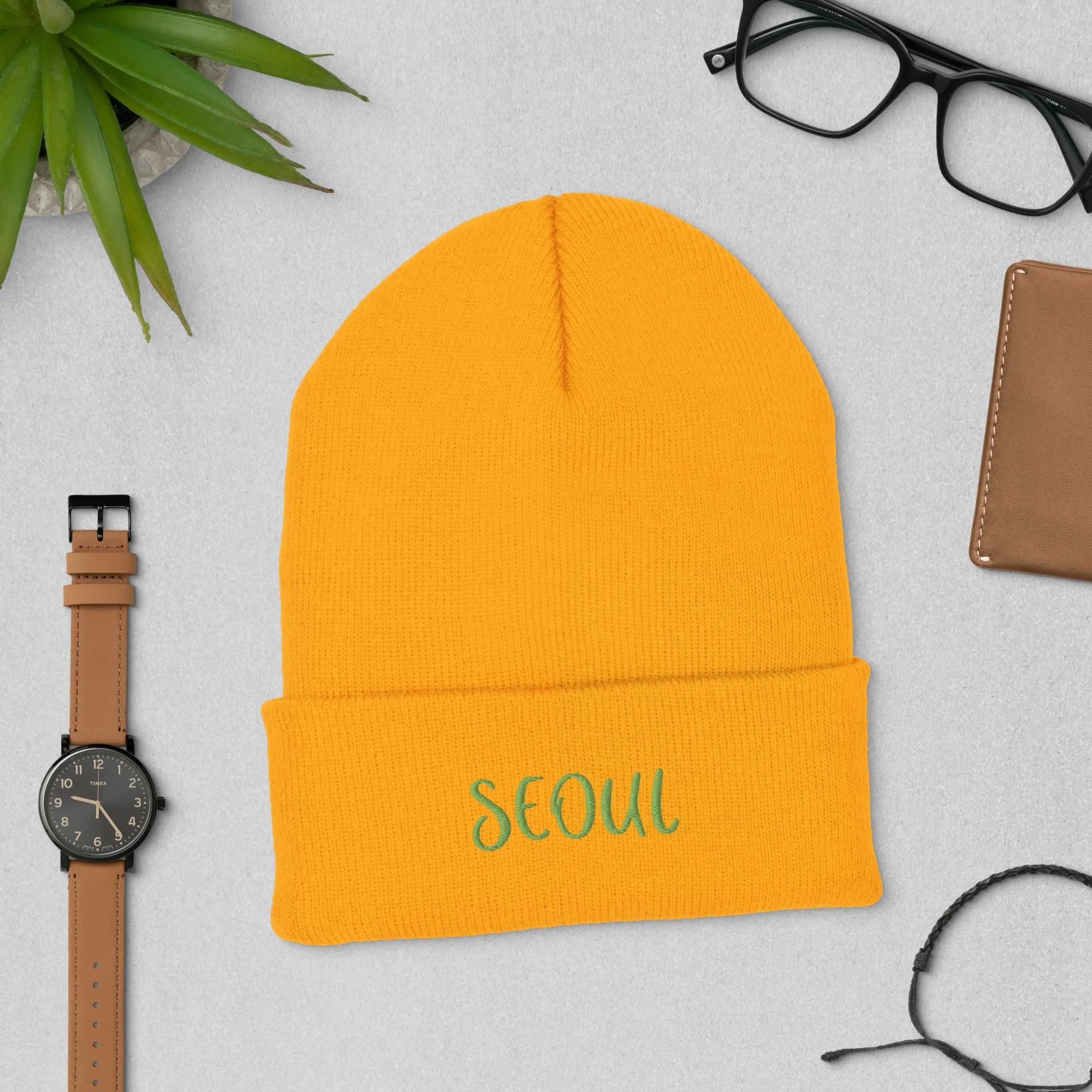 Korea -  Seoul Cuffed Beanie  - StyleMZ