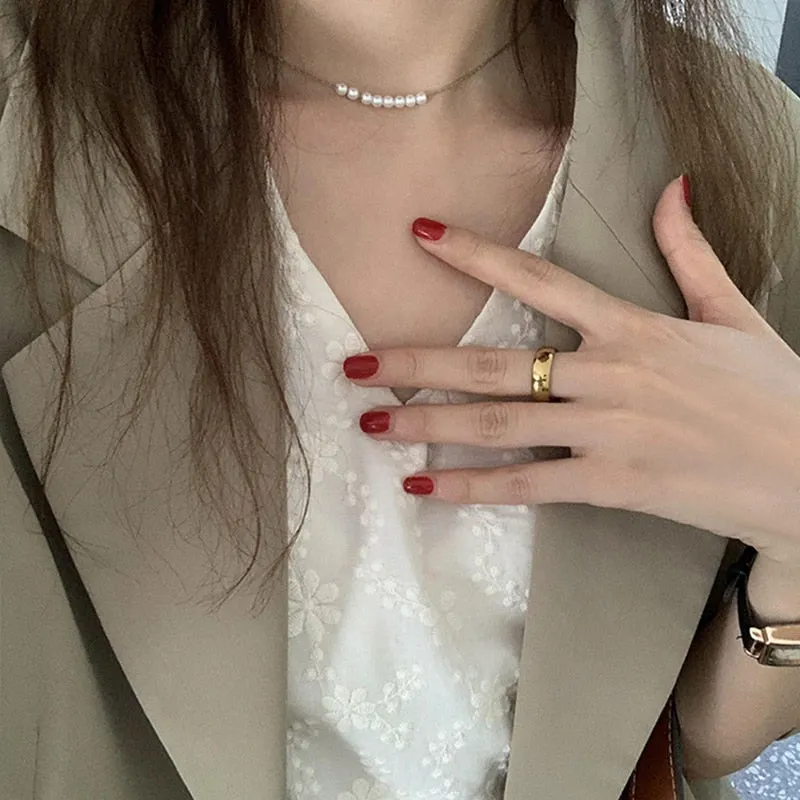 [Korean Style] 2 Colors Loose Fit Single Breasted Short Sleeve Blazer