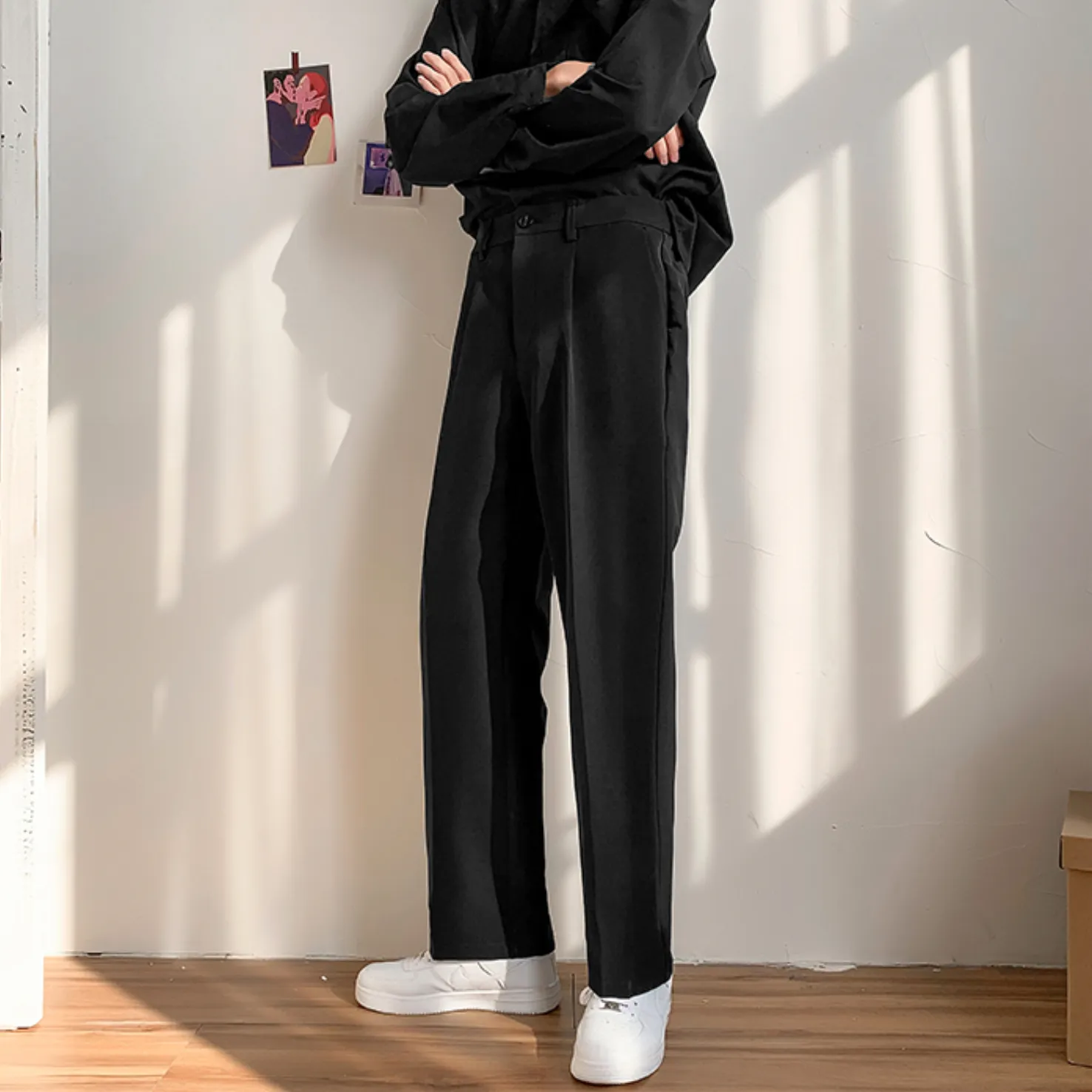 [Korean Style] 3 Colors Straight Casual Pants.