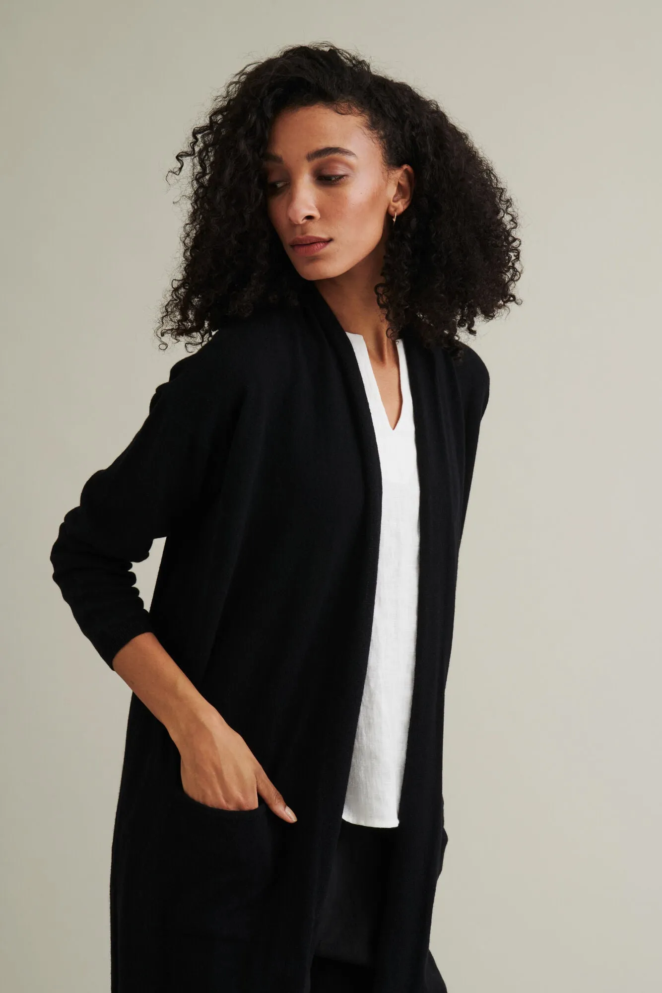 Korpoström Cardigan Black