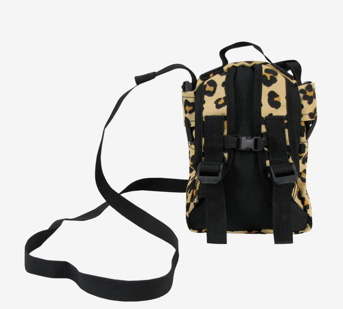 Kristen Whang Nylon Mini Small 2 Zip Pockets Adjustable Straps Bags Backpack