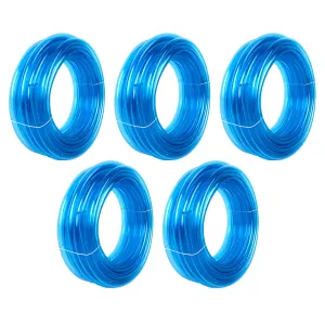 Kuber Industries Basic PVC Water Pipe 10 Meter | Multi-Utility Water Pipe for Garden, Car Cleaning & Pet Cleaning | Durable, Light Weight, & Flexible Hose Pipe for Gardening | Blue | (Pack Of 2)