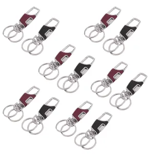 Kuber Industries Keychain/Keyring/Key Tag|Car Key Clip, Key Holder, Key Organizer|Pack of 12| (Multi)