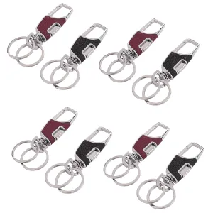 Kuber Industries Keychain/Keyring/Key Tag|Car Key Clip, Key Holder, Key Organizer|Pack of 8| (Multi)