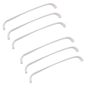 Kuber Industries Towel Hanger for Bathroom|Wall Mounted Cloth Hanger|Multipurpose Cloth & Napkin Holder | Self-Adhesive DIY Installation|Bathroom & Kitchen Organizer | Pack of 6 | White
