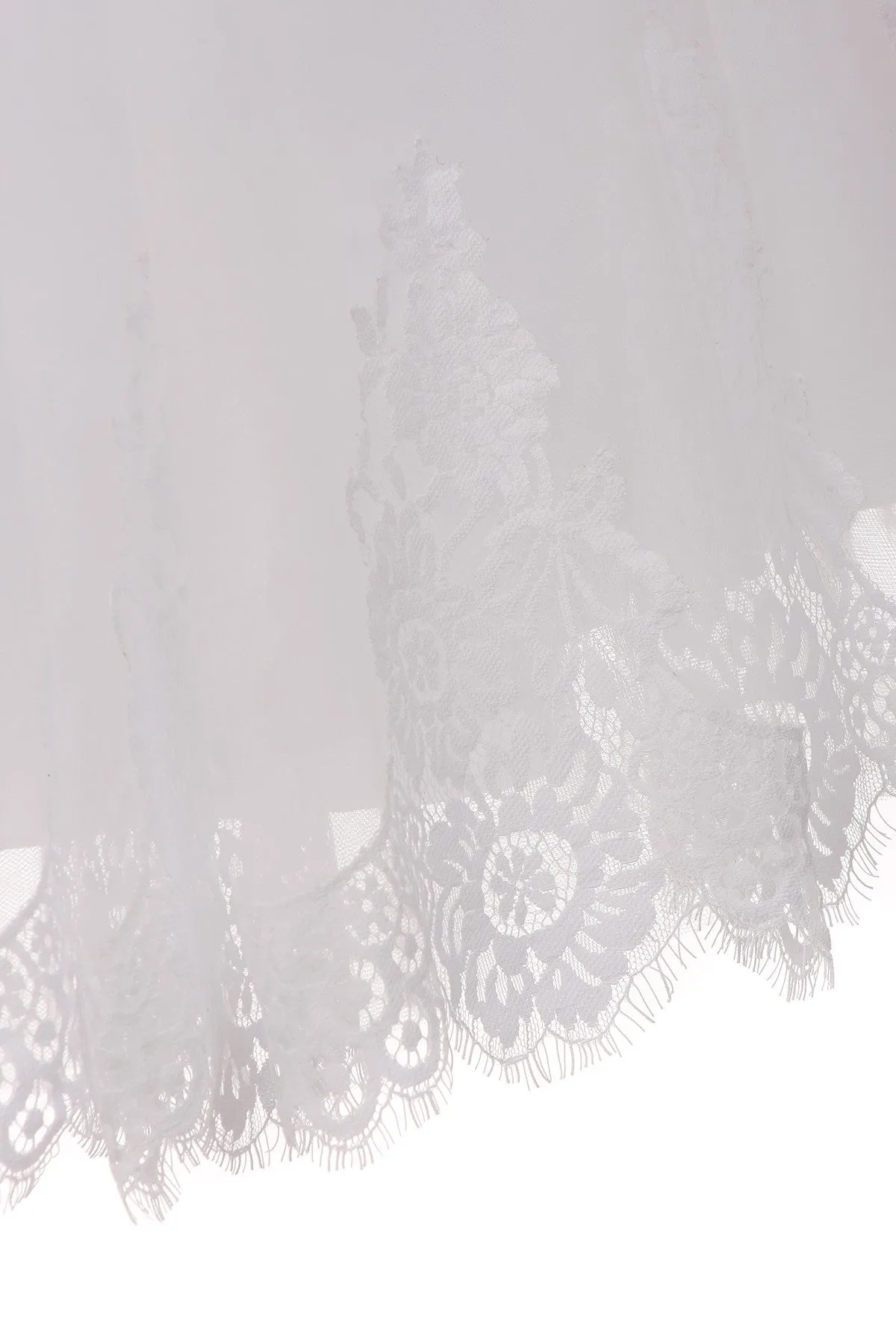 Lace Applique Illusion Bateau Girls Dress with Plus Sizes