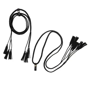 LACE-UP TASSELS