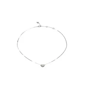 Ladies 16-18'' Heart Waves Snake Chain Necklace UBN04501RH