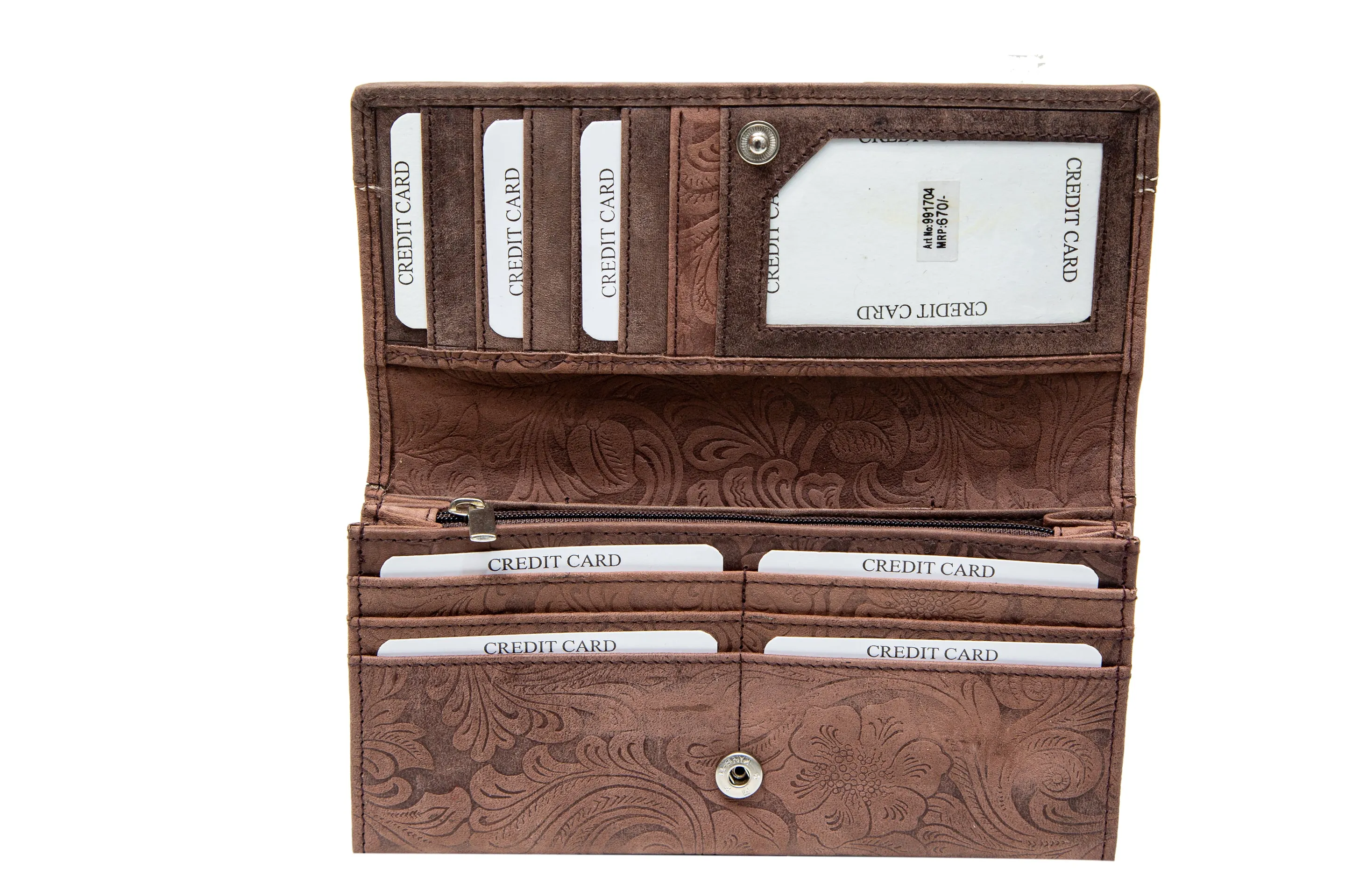 LADIES LEATHER CLUTCH 991704