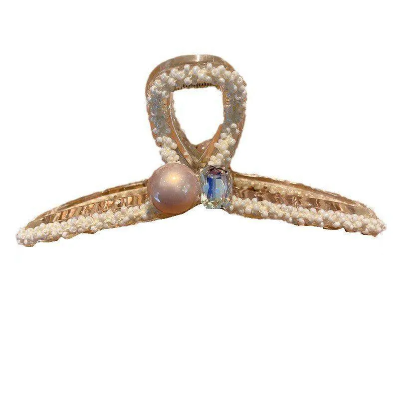 Ladies Simple Fashionable Solid Color Claw Clip SKAJ079
