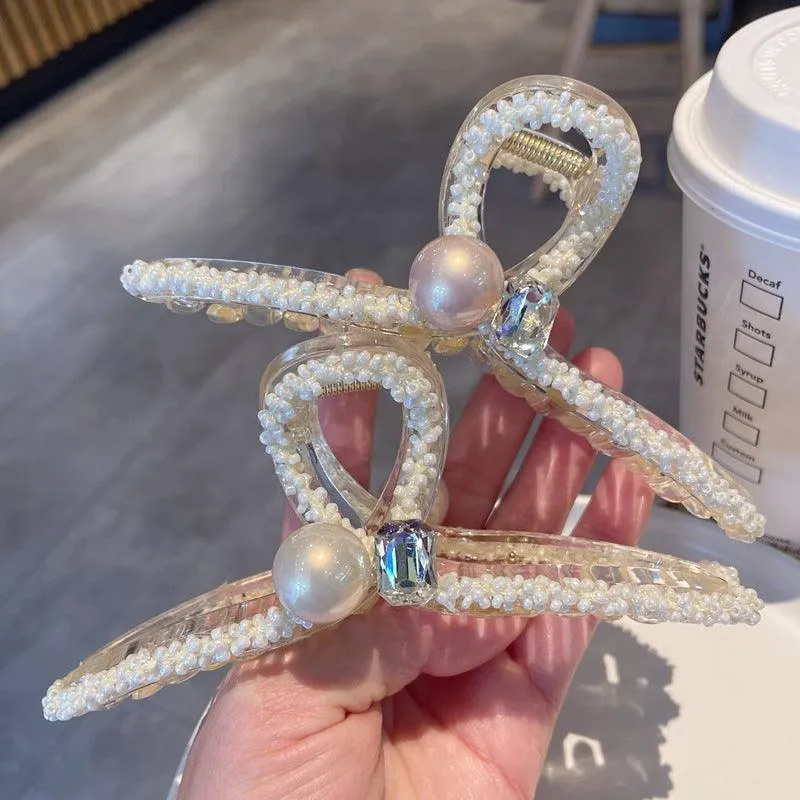 Ladies Simple Fashionable Solid Color Claw Clip SKAJ079