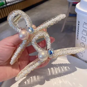 Ladies Simple Fashionable Solid Color Claw Clip SKAJ079