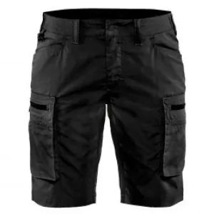 Ladies&#x20;Service&#x20;Shorts&#x20;With&#x20;Stretch&#x20;7149&#x20;Zwart&#x20;-&#x20;Bl&#xE5;kl&#xE4;der