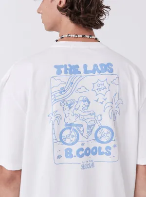 Lads Homie Tee White