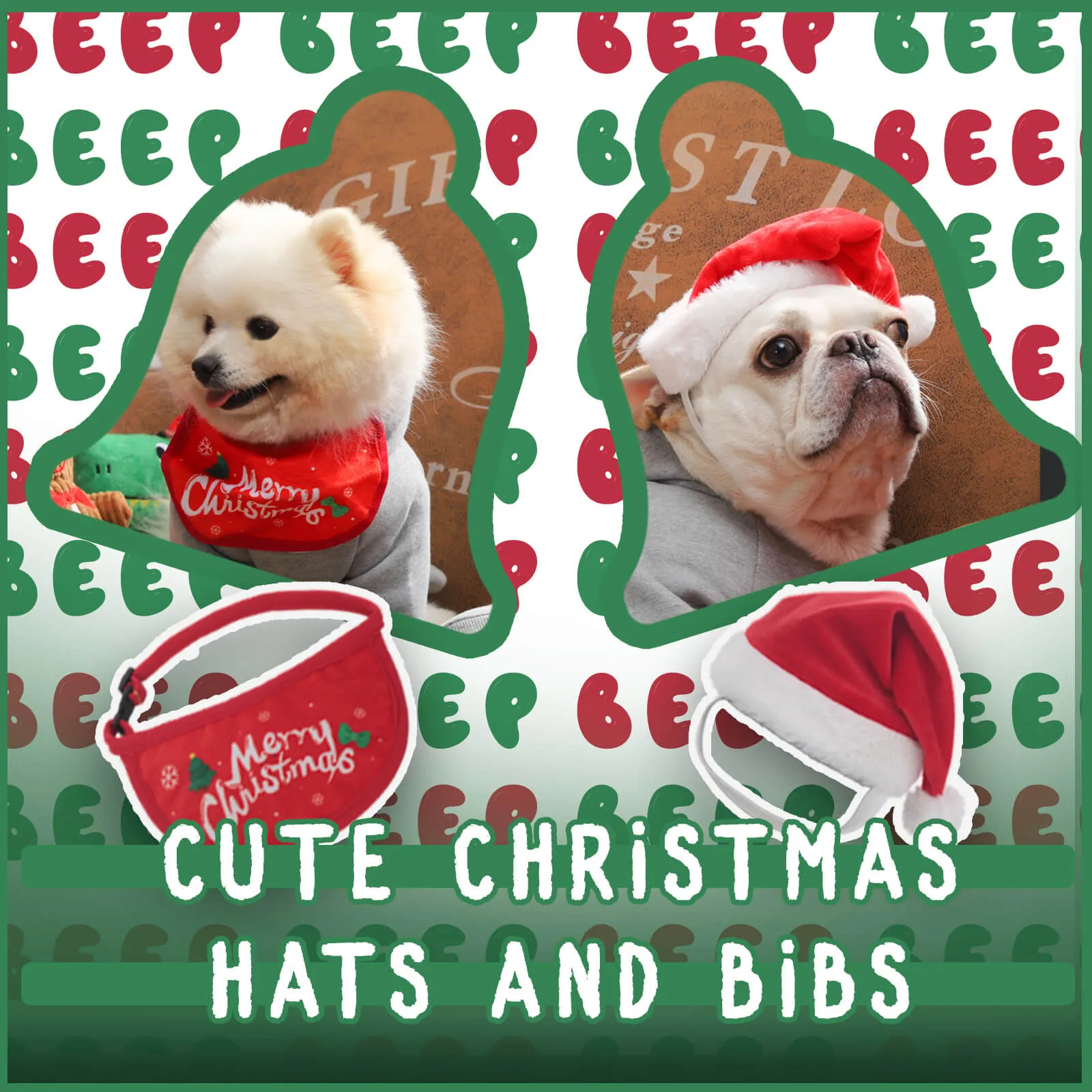Laifug Christmas Dog Toy, Squeaky Toy