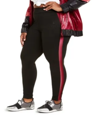 Lala Anthony Women's Trendy   Side-Stripe Black  2X | Black