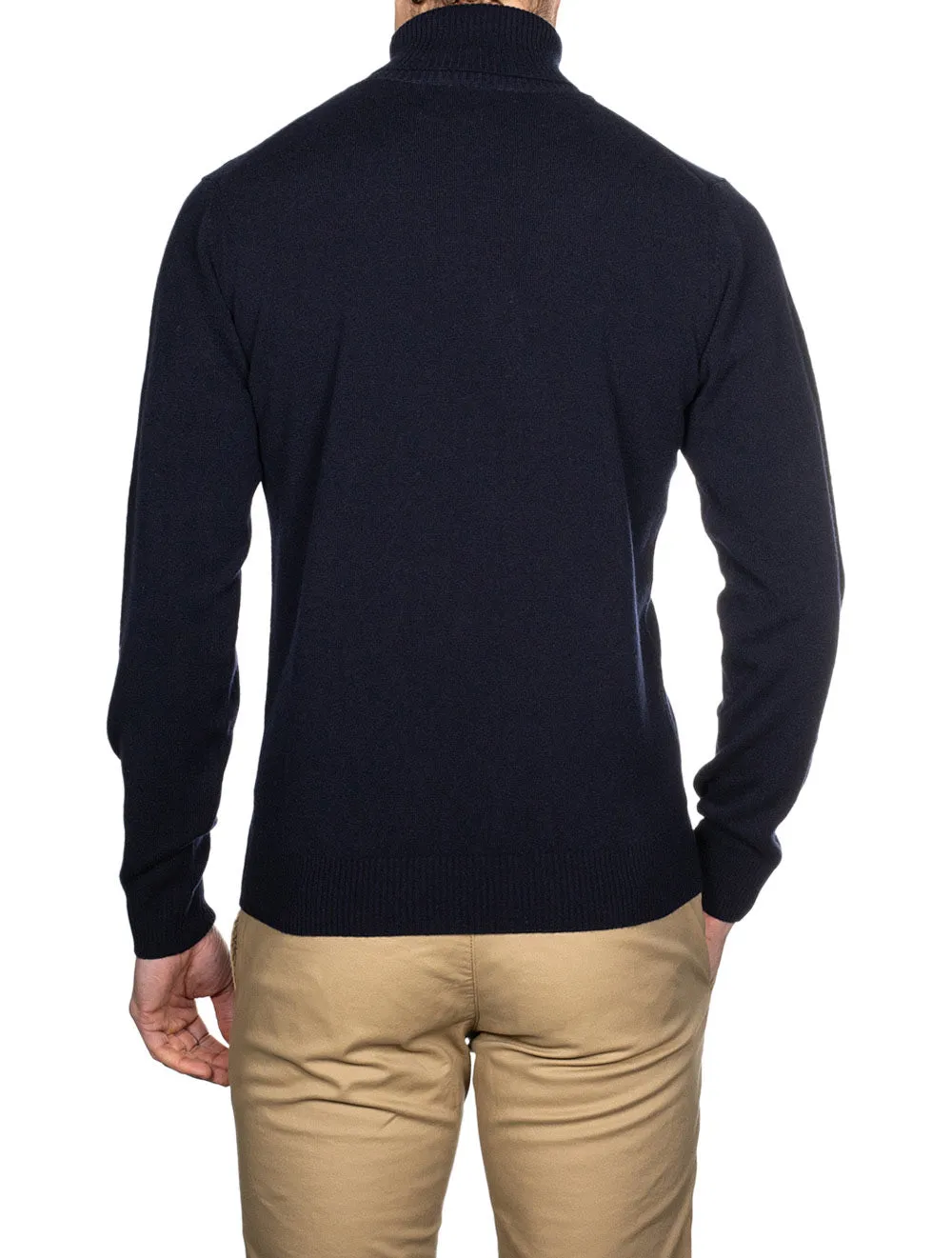 Lambswool Rollneck Sweater Marine