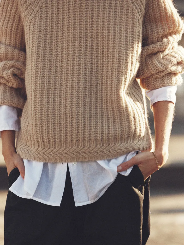 Landrey Sweater- Cream Ice