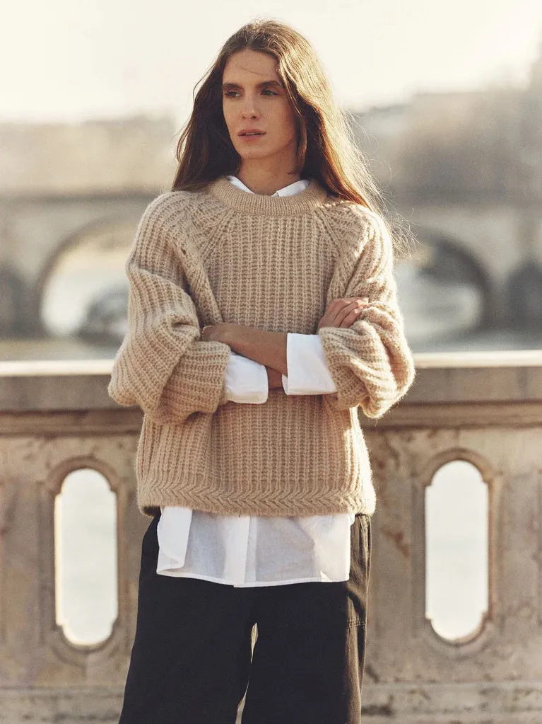 Landrey Sweater- Cream Ice