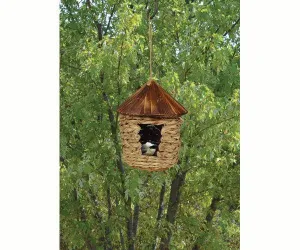 Large Hanging Grass Twine House withRoof