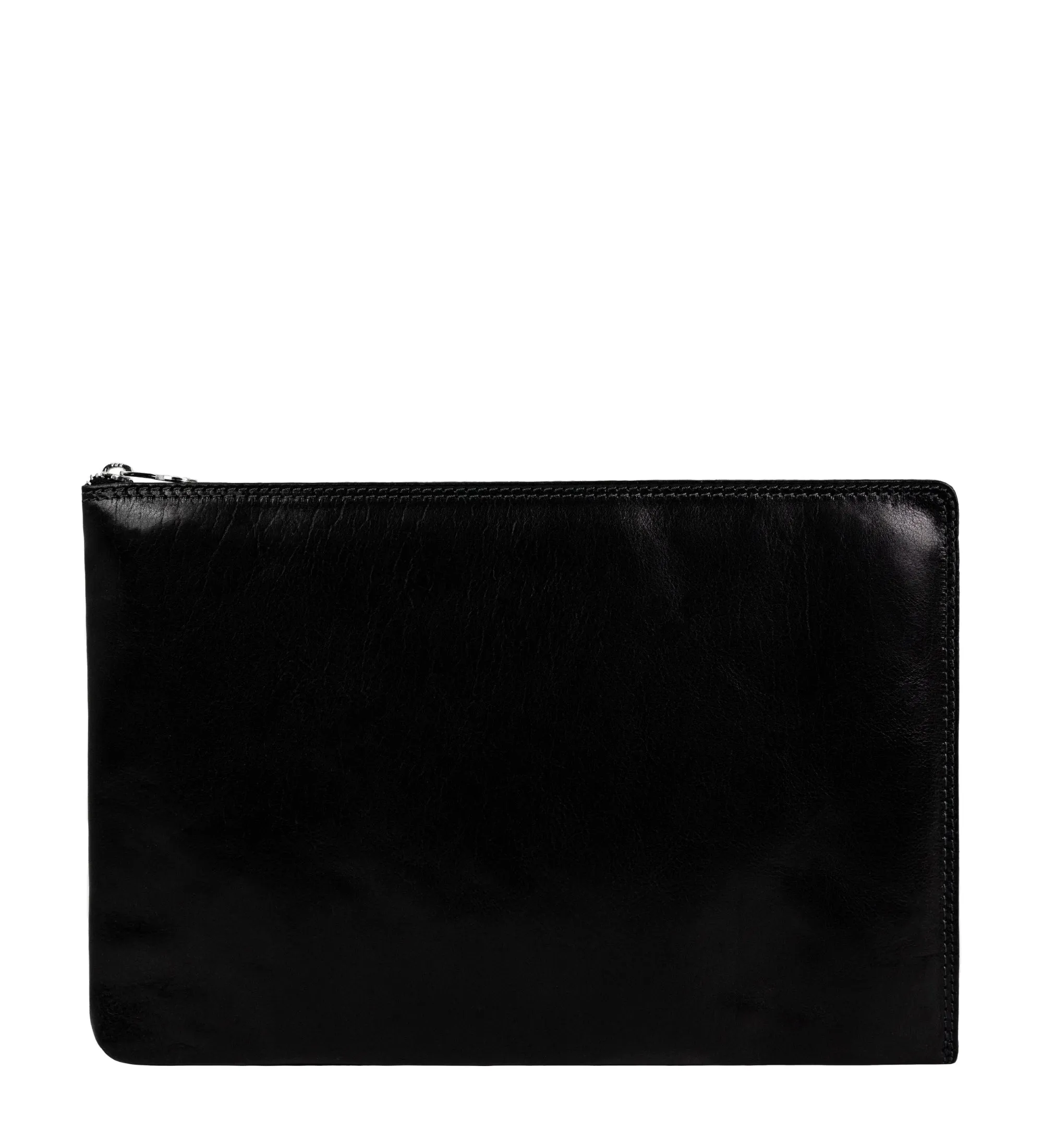 Large Leather Mens Clutch Purse - The Brothers Karamazov
