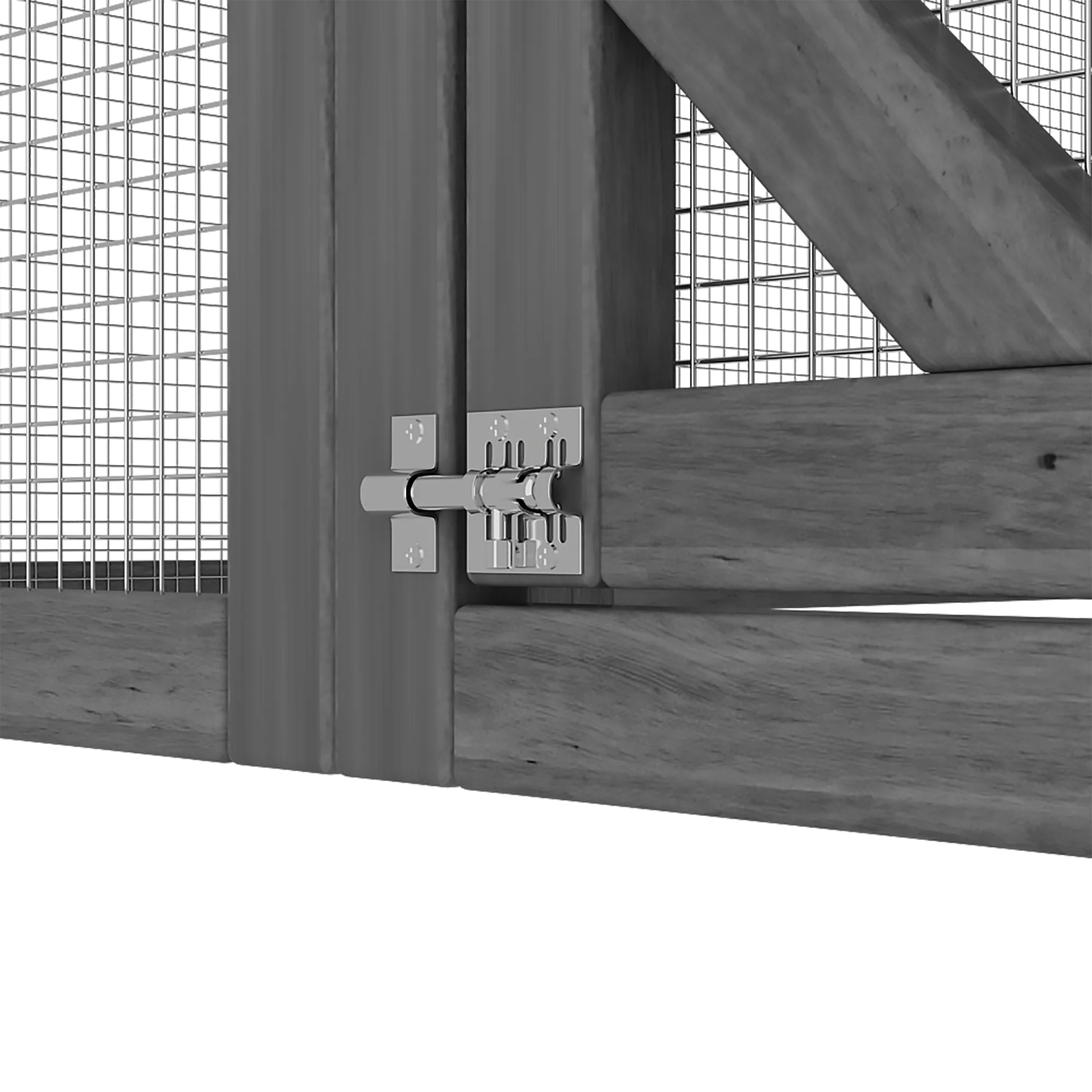 Large Outdoor Cat Enclosure with Cover and Multi-Level Design