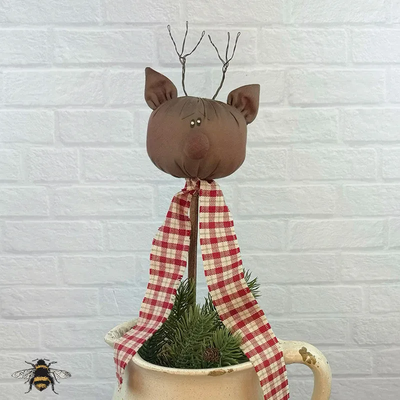 Large Reindeer Head Wand