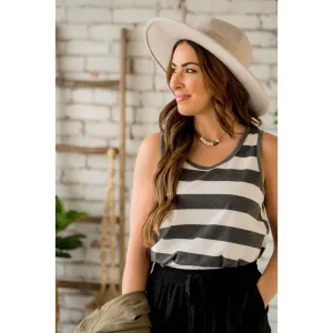 Large Stripe Tank