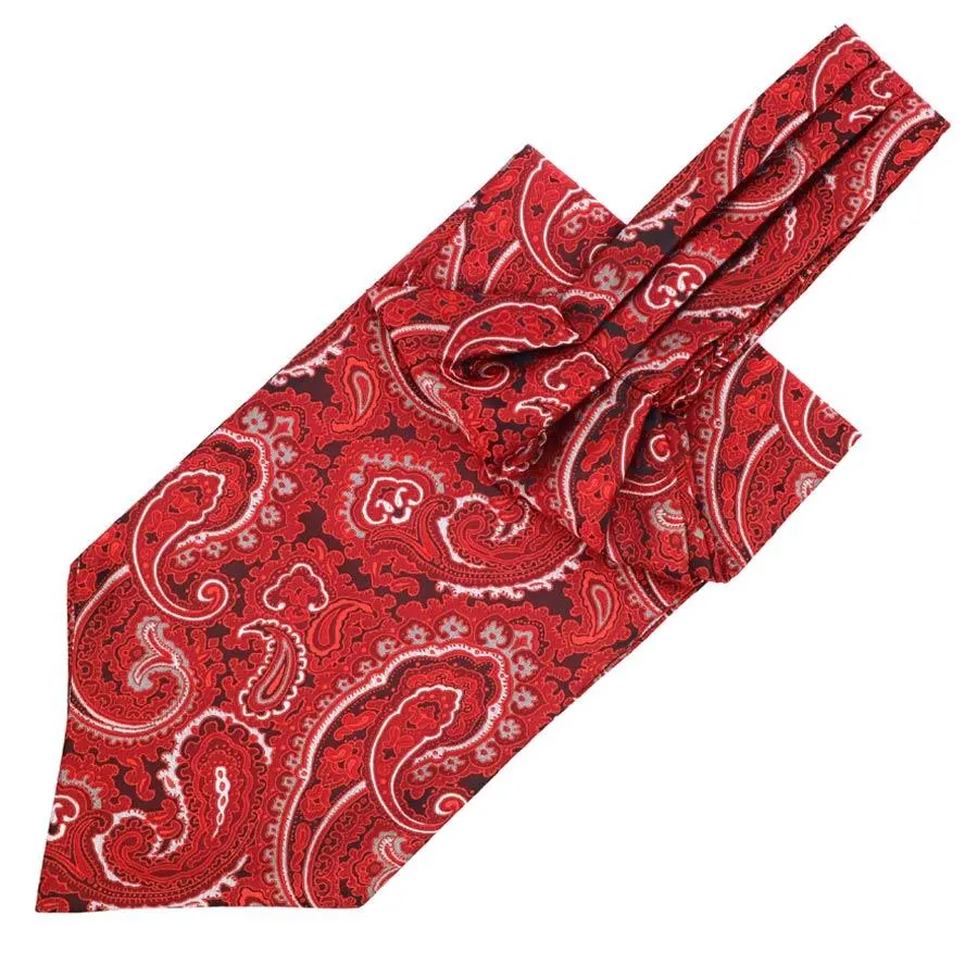 Large Teardrop Paisley Ascot Tie