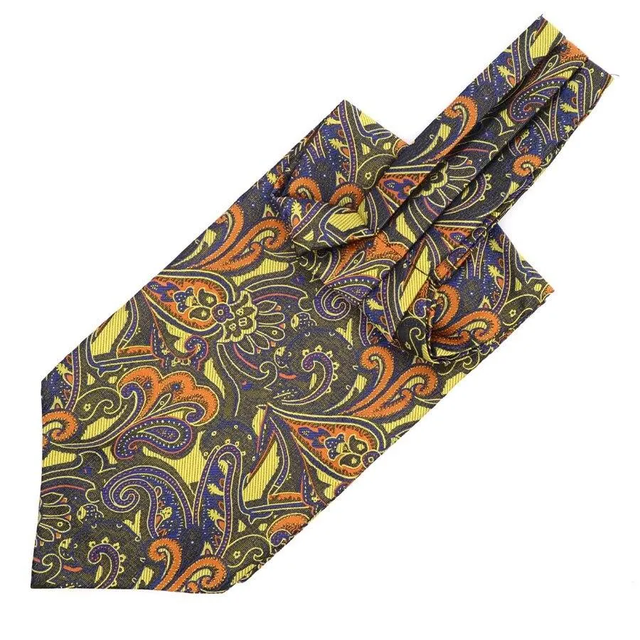 Large Teardrop Paisley Ascot Tie
