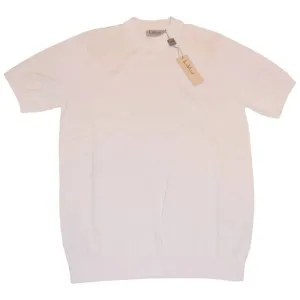 Lavane Short Sleeve Mock Neck Shirt - Cream