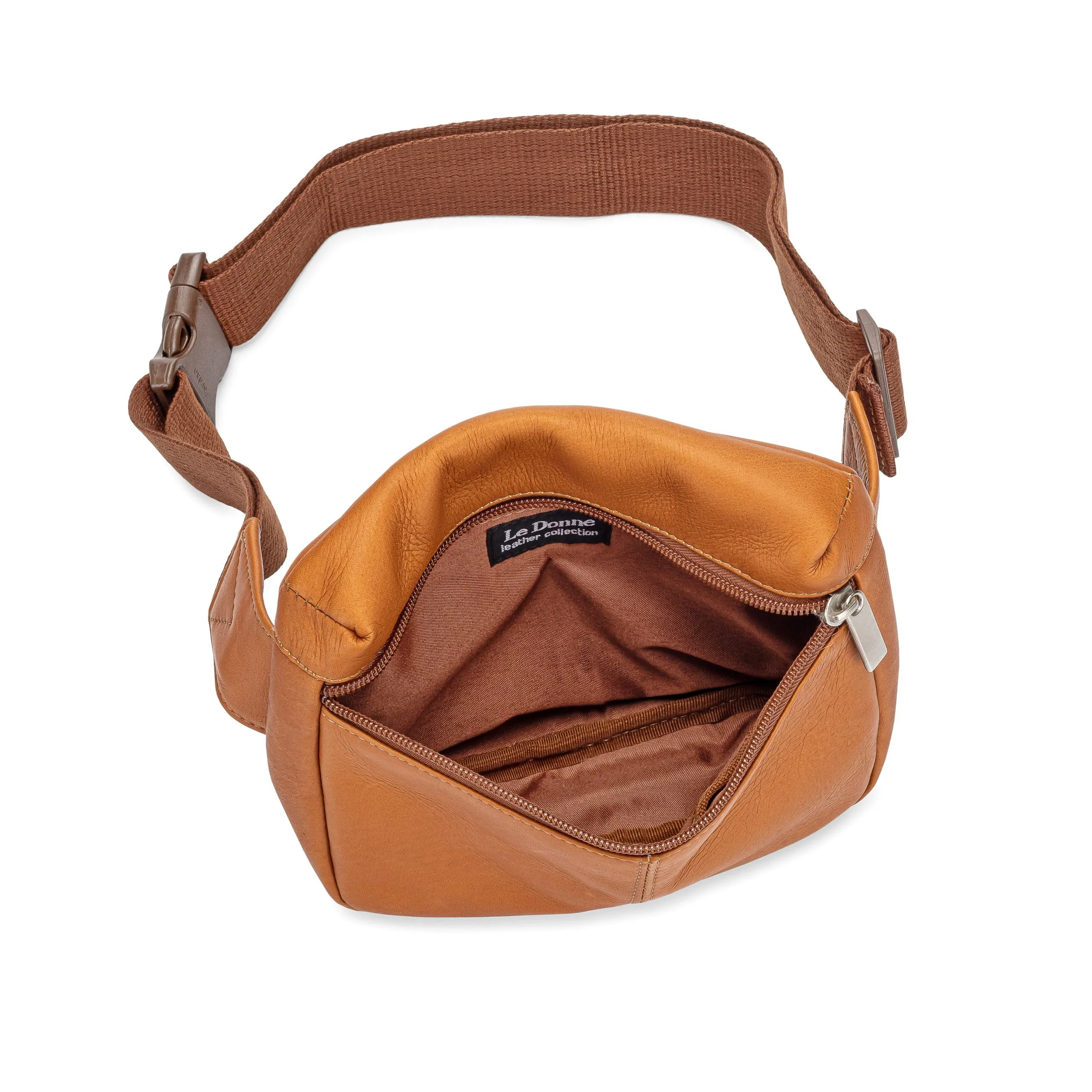 Le Donne Leather Switchback Waistbag