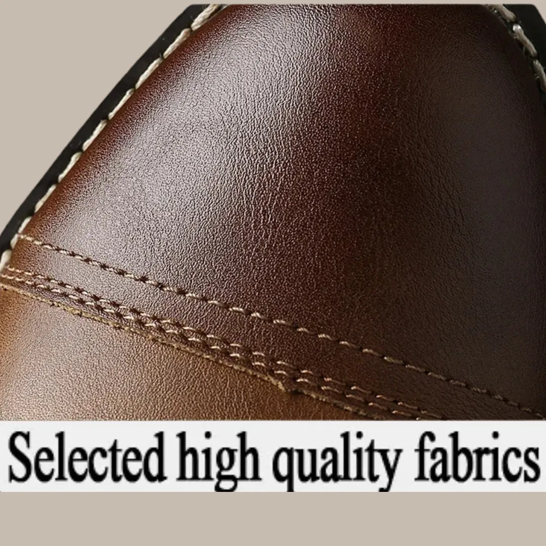 Leather Boots Plush Warm
