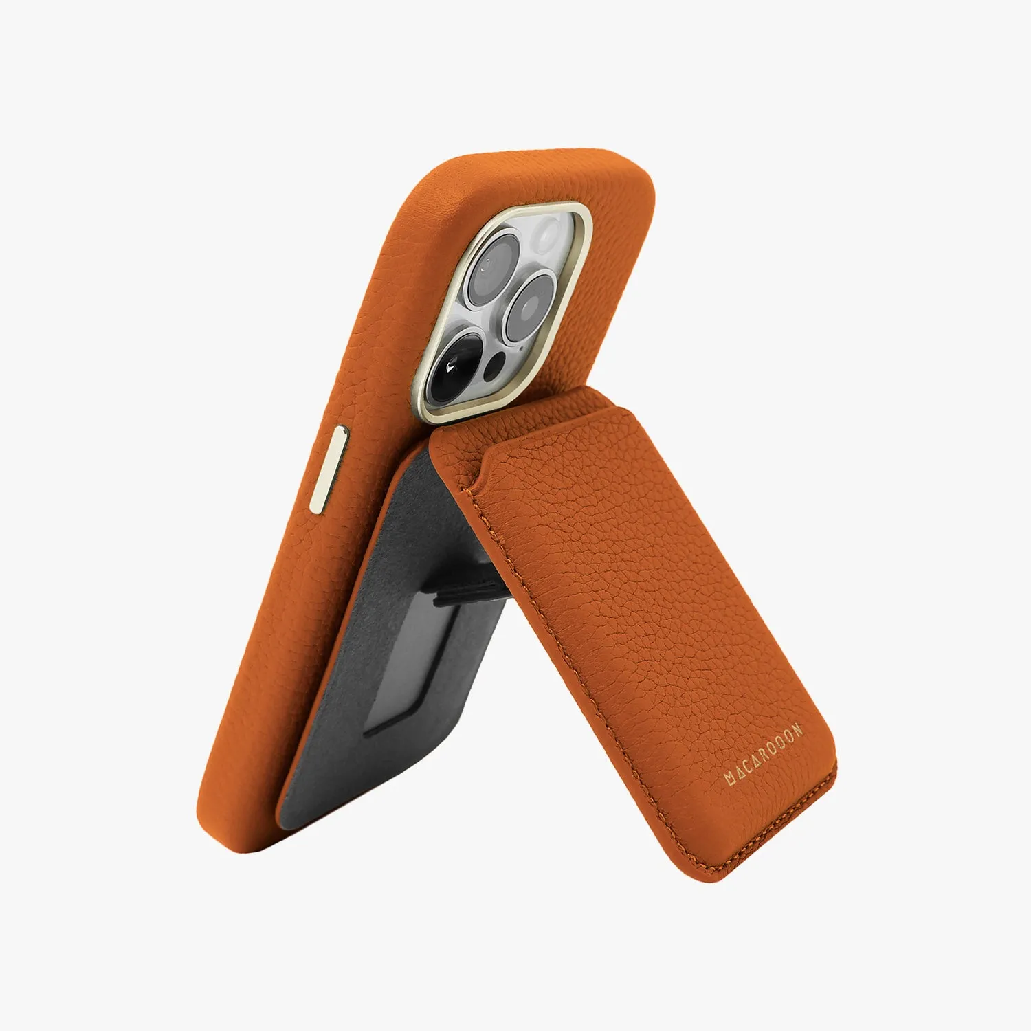 Leather MagSafe Wallet with Stand