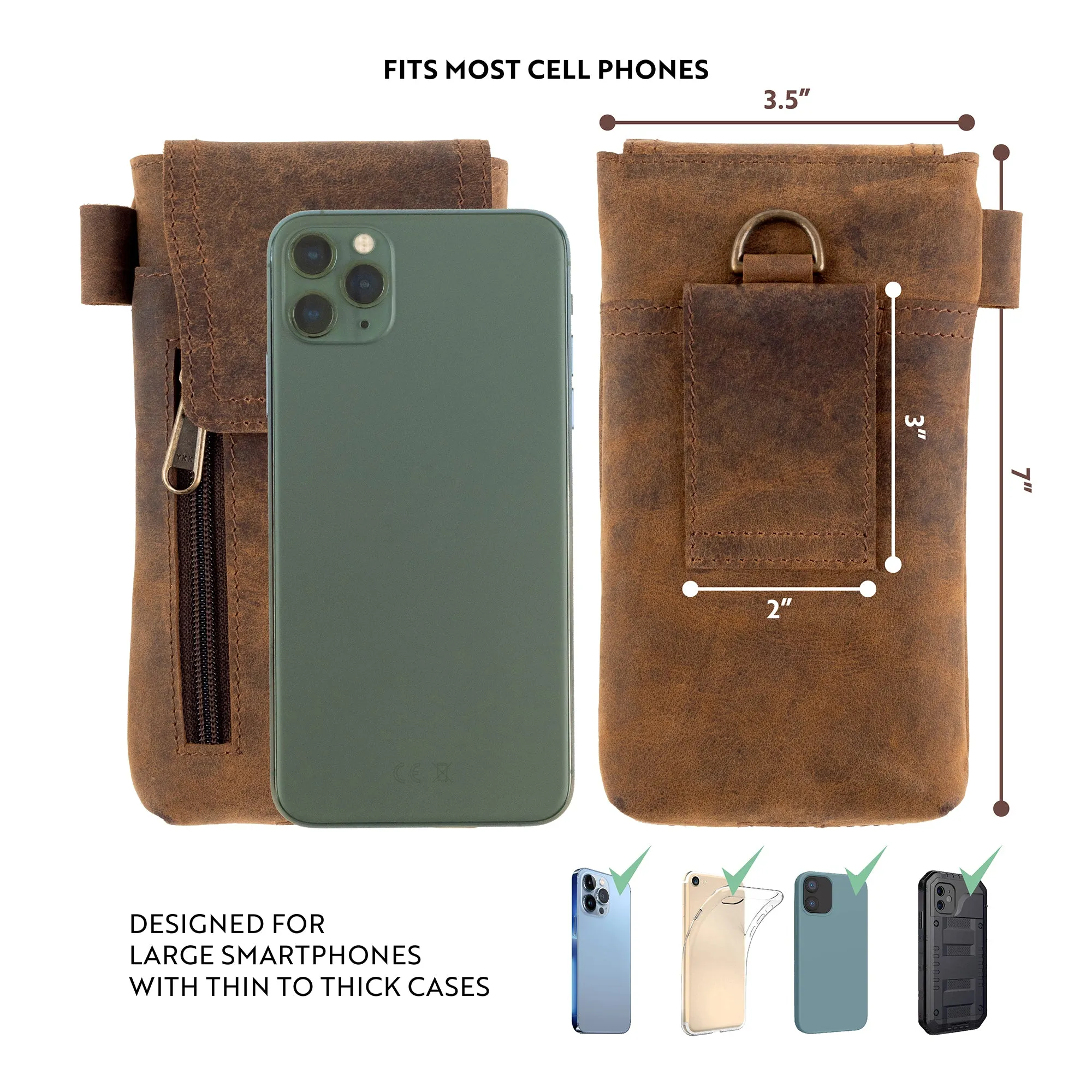 Leather Phone Holster