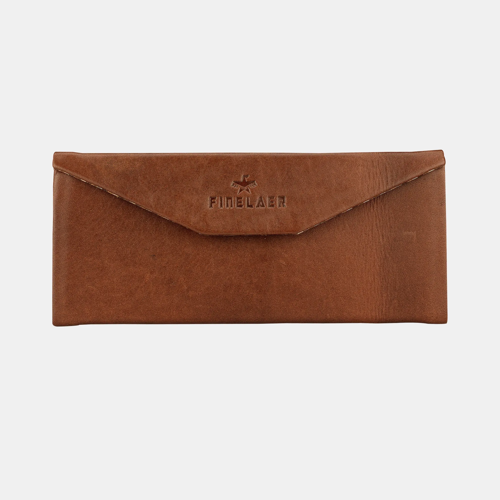 Leather Vintage Hard Shell Foldable Spectacle Reading Sunglass Triangle Glasses Travel Case Eyeglass Holder
