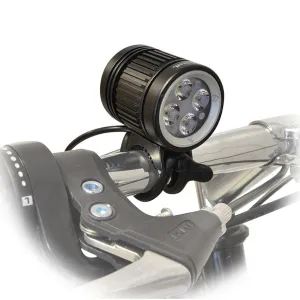 LED Bicycle Headlight Set with Helmet Mount - 1600 Lumen